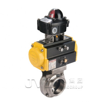 SIT manual Pneumatic sanitary butterfly valve